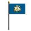 Kentucky State Flag on Staff, 4x6", Polyester