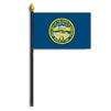 Nebraska State Flag on Staff, 8x12", Polyester