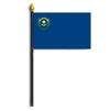 Nevada State Flag on Staff, 4x6", Polyester