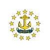 Rhode Island State Flag, 6x10', Nylon