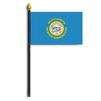 South Dakota State Flag on Staff, 8x12", Poly