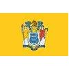 New Jersey State Flag w/pole hem, 3x5', Nylon