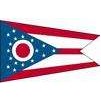 Ohio State Flag w/pole hem, 4x6', Nylon