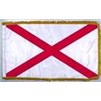 Alabama State Flag Fringe w/ Pole Hem - Nylon