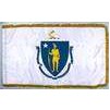 Massachusetts State Flag Frg w/ph, 3x5', Nyl
