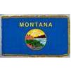Montana State Flag Frg w/pole hem, 4x6', Nylon