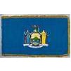 New York State Flag Frg w/pole hem, 2x3', Nylon