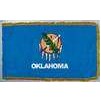 Oklahoma State Flag Frg w/pole hem, 3x5', Nyl