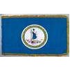 Virginia State Flag Frg w/pole hem, 3x5', Nylon