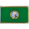Washington State Flag Frg w/pole hem, 3x5', Nyl