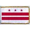 District of Columbia Frg w/pole hem, 3x5', Nylon