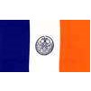 New York City Flag w/pole hem, 3x5', Nylon