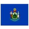 Maine State Flag w/pole hem, 5x8', Nylon