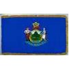 Maine State Flag Frg w/pole hem, 5x8', Nylon