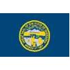 Nebraska State Flag w/pole hem, 5x8', Nylon
