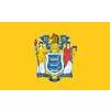 New Jersey State Flag w/pole hem, 5x8', Nylon