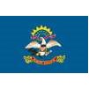 North Dakota State Flag w/pole hem, 5x8', Nylon