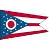Ohio State Flag w/pole hem, 5x8', Nylon