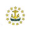 Rhode Island State Flag w/pole hem, 5x8', Nylon