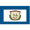 West Virginia State Flag w/pole hem, 5x8', Nylon