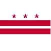District of Columbia Flag w/pole hem, 2x3', Nyl