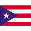 Puerto Rico Flag w/pole hem, 5x8', Nylon
