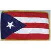 Puerto Rico Flag Frg w/pole hem, 5x8', Nylon