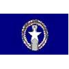 Northern Marianas Flag w/pole hem, 3x5', Nylon