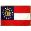 Georgia 03 State Flag Frg w/pole hem, 2x3', Nyl