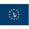 Commodore Officers Flag, 12x18", Nylon Embr