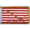 First Navy Jack Flag Frg w/pole hem| 3x5'| Nylon