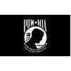 POW-MIA Flag w/pole hem, 3x5', Nylon Dbl