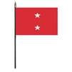 Marine Corps Major General Flag/Staff, 4x6", Rayon