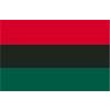 African-American Flag, 12x18", Nylon
