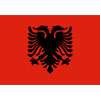 Albania Flag w/pole hem, 5x8', Nylon