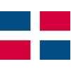 Dominican Republic Flag, 12x18", Nylon