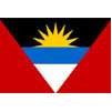 Antigua & Barbuda Flag w/pole hem, 5x8', Nylon