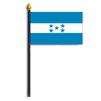 Honduras Flag on Staff, 8x12", Polyester