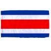 Costa Rica Flag w/pole hem, 5x8', Nylon