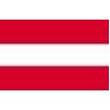 Austria Flag w/pole hem, 5x8', Nylon