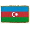 Azerbaijan Flag Frg w/pole hem, 5x8', Nylon