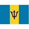 Barbados Flag w/pole hem, 5x8', Nylon