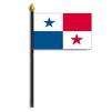 Panama Flag on Staff, 8x12", Polyester