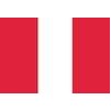 Peru Flag, 12x18", Nylon