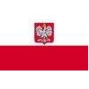 Poland Flag w/Eagle, 4x6', Nylon