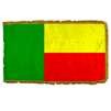 Benin Flag Frg w/pole hem, 2x3', Nylon