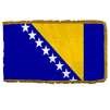 Bosnia-Herzegovina Flag Frg w/pole hem, 4x6', Nylon