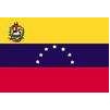 Venezuela Flag w/Seal, 4x6', Nylon