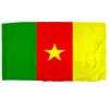 Cameroon Flag w/pole hem, 2x3', Nylon