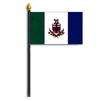 Yukon Flag on Staff, 4x6", Polyester